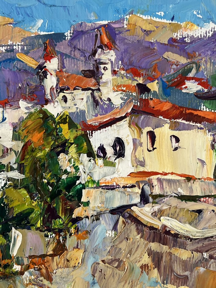 Oil painting Streets of the Rocky City Oleksiy Ivanyuk - 9