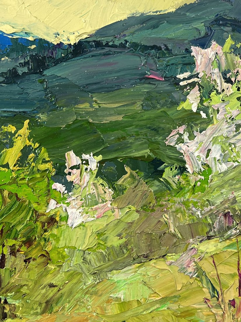 Oil painting Spring in the Endless Mountains Boris Serdyuk - 4