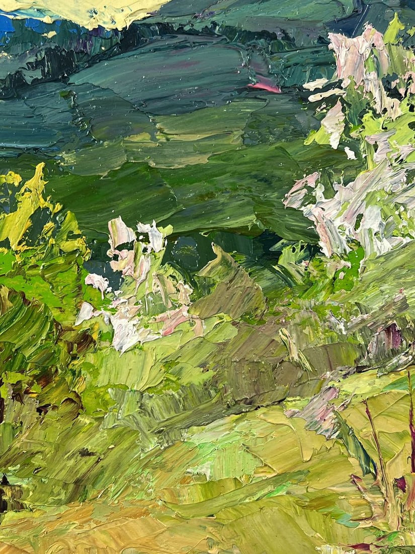 Oil painting Spring in the Endless Mountains Boris Serdyuk - 5