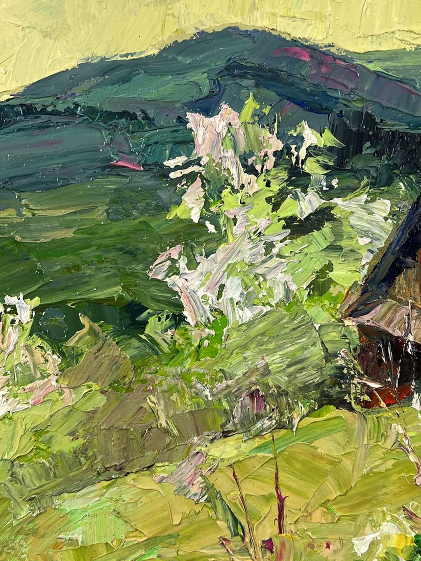 Oil painting Spring in the Endless Mountains Boris Serdyuk - 6