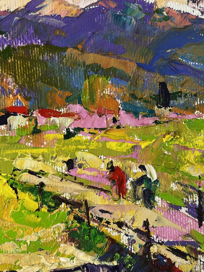 Oil painting Lush green meadows Oleksiy Ivanyuk - 10