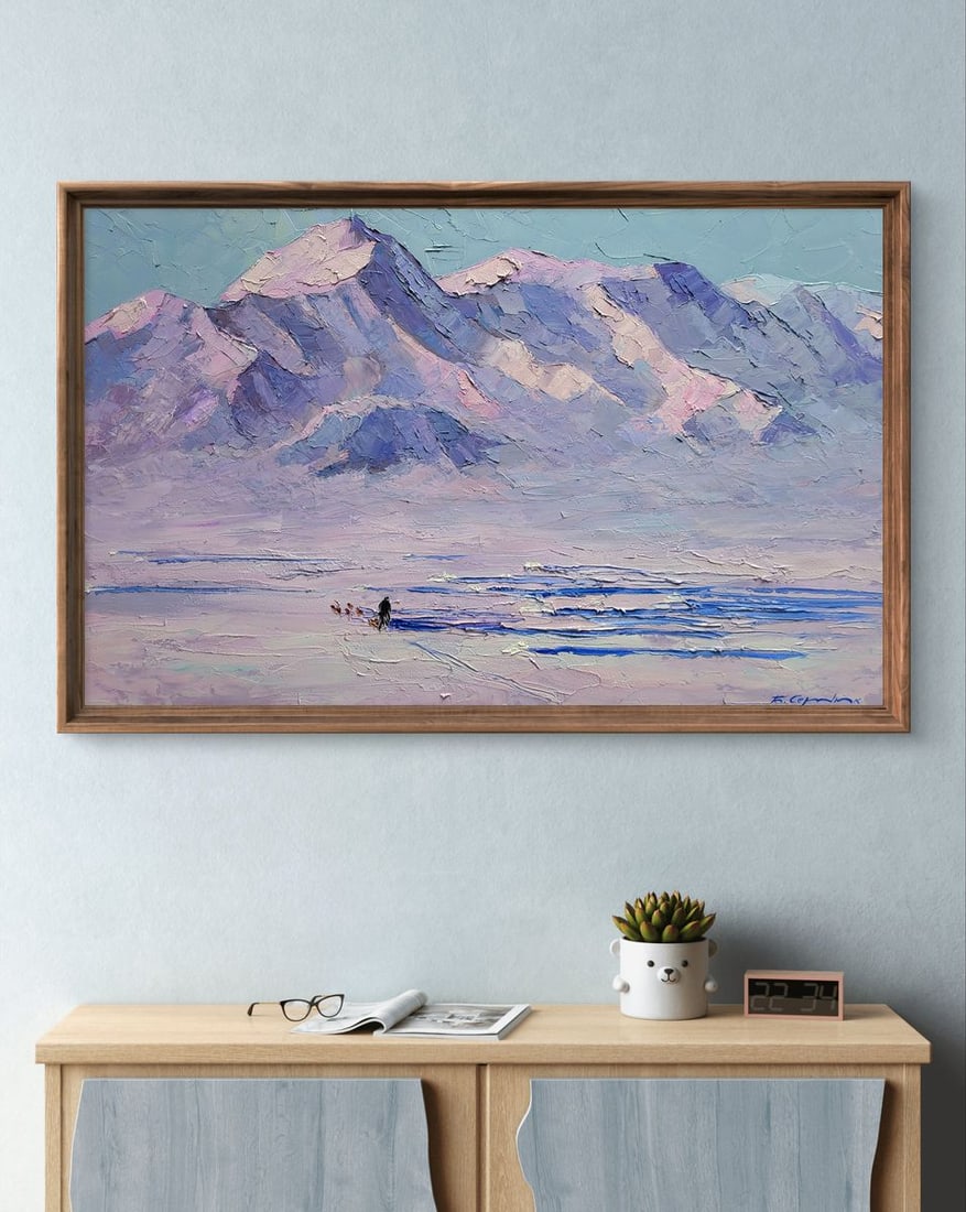 oil painting Breath of the North Wind Boris Serdyuk - 3