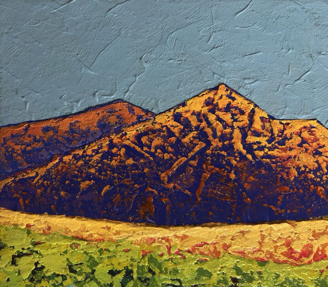 Oil painting Mighty mountains in the fields V. Zadorozhnya - 5