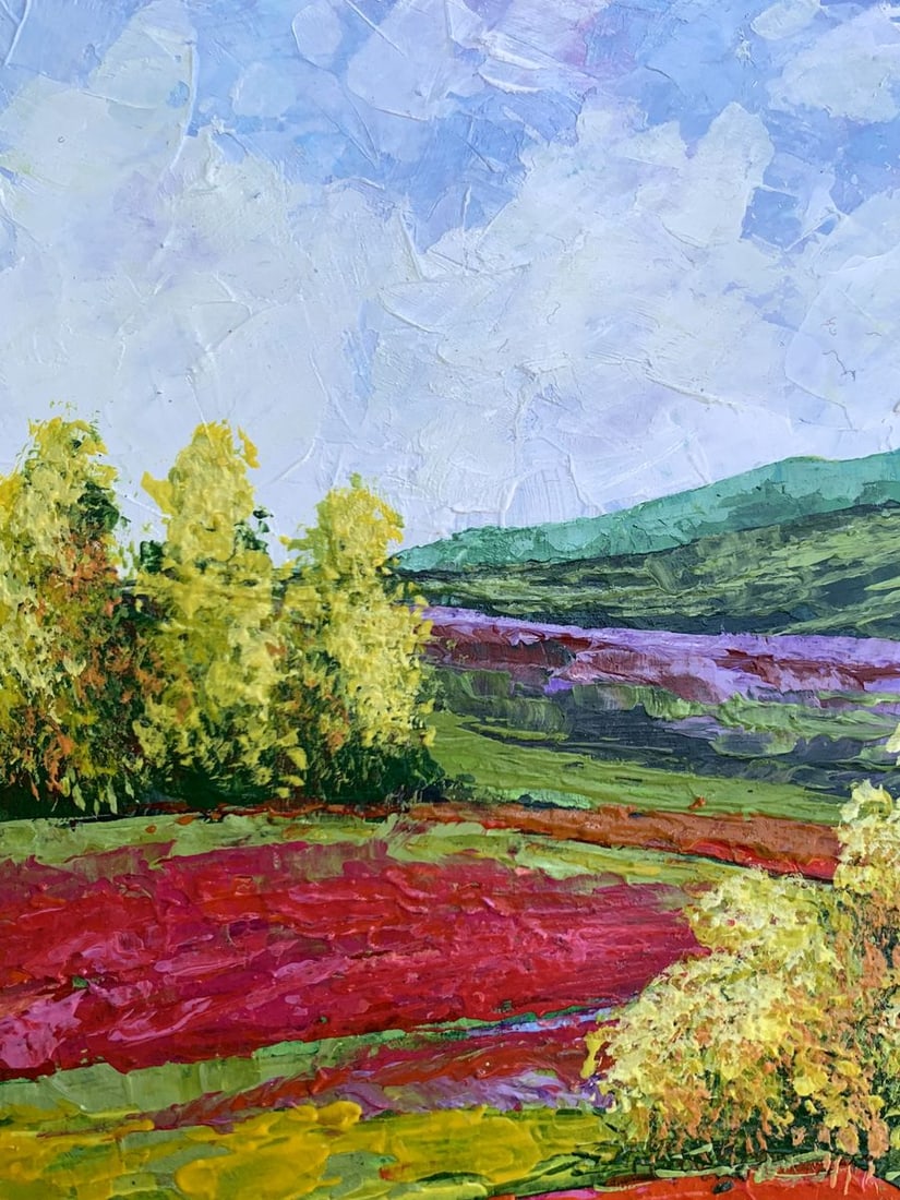 Oil painting Walk in the mountains V. Zadorozhnya - 4