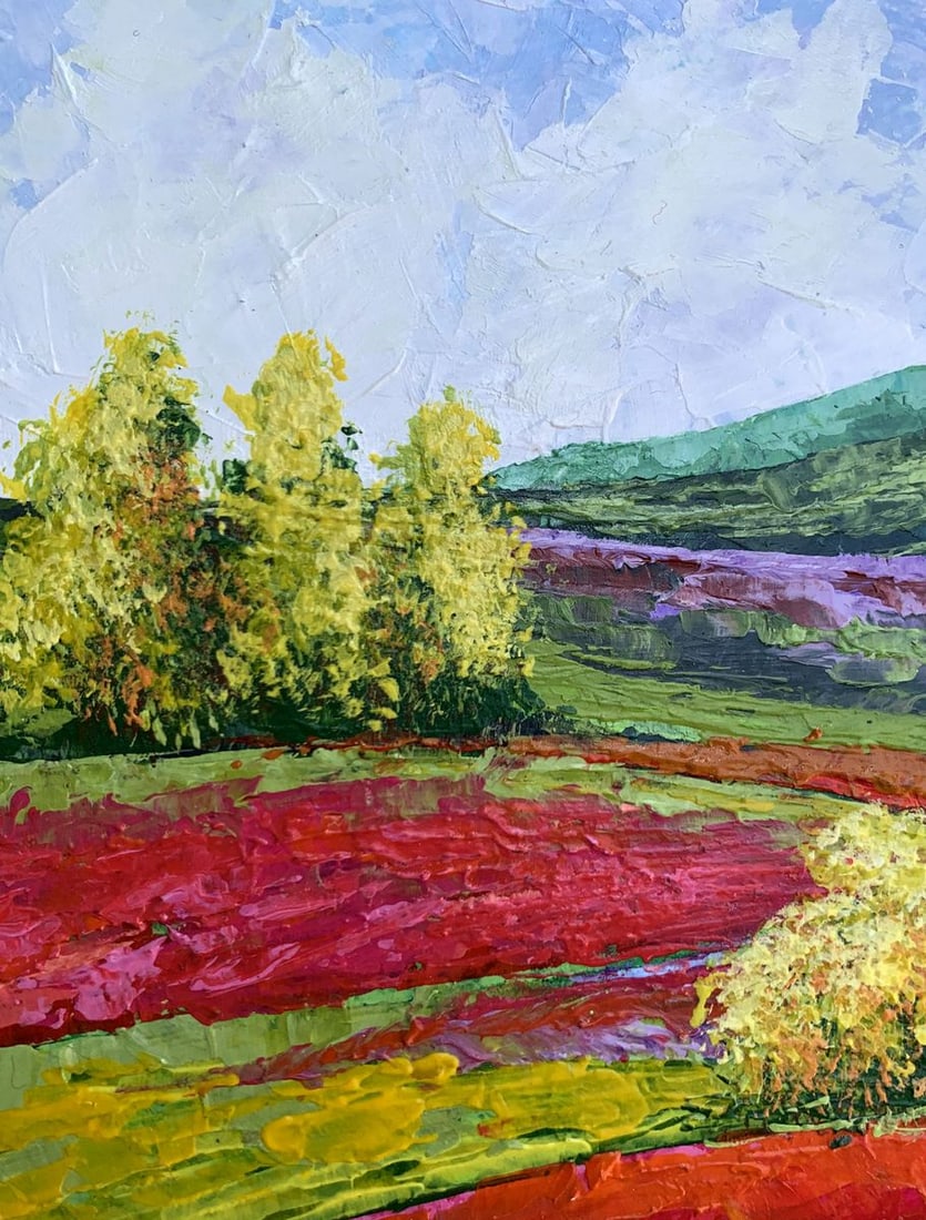 Oil painting Walk in the mountains V. Zadorozhnya - 5