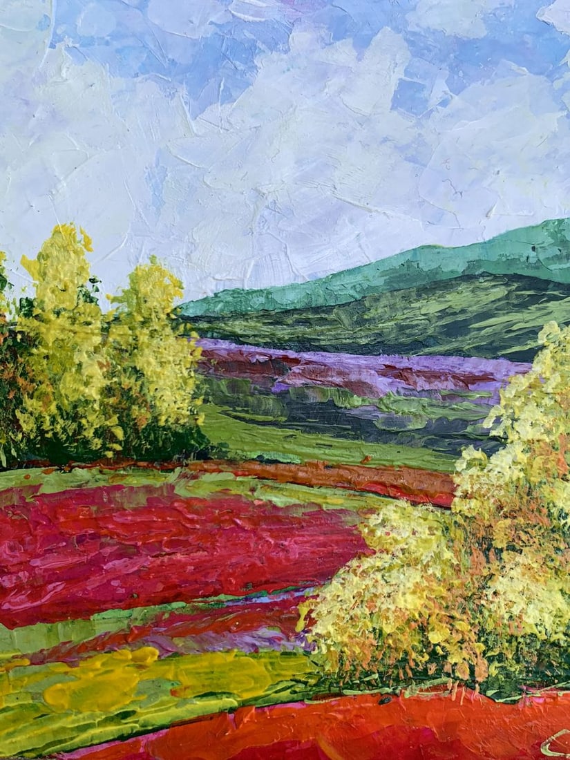 Oil painting Walk in the mountains V. Zadorozhnya - 6