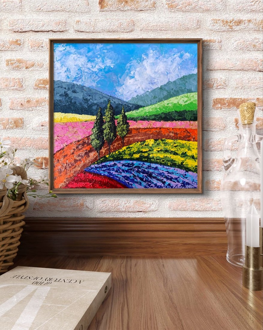 Oil painting Mountain Glade V. Zadorozhnya - 2