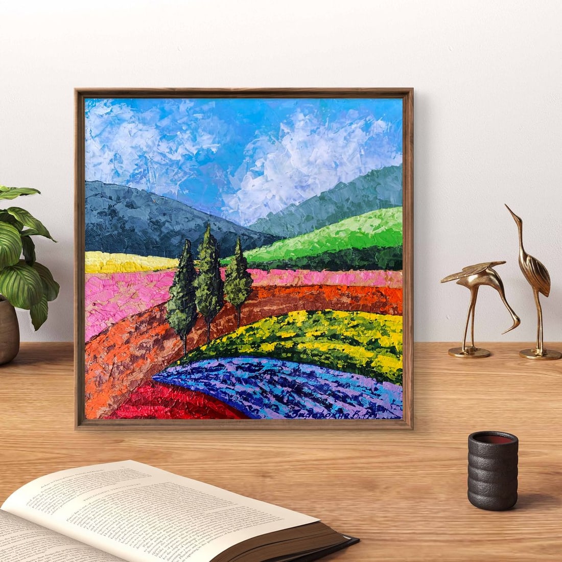 Oil painting Mountain Glade V. Zadorozhnya - 3