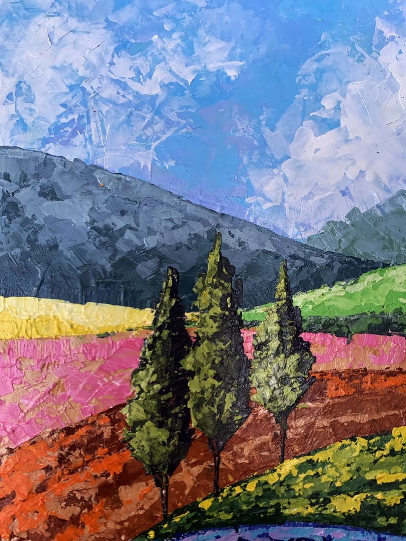 Oil painting Mountain Glade V. Zadorozhnya - 4