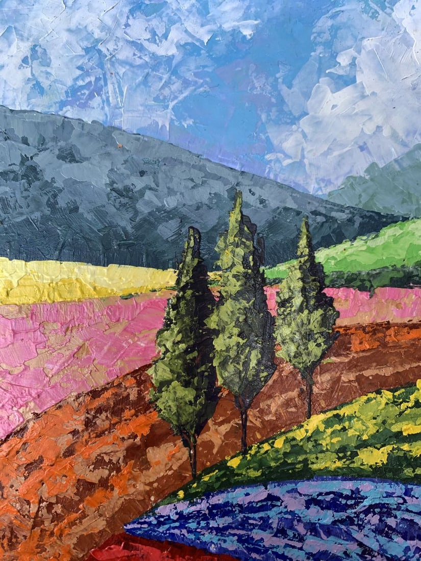 Oil painting Mountain Glade V. Zadorozhnya - 5