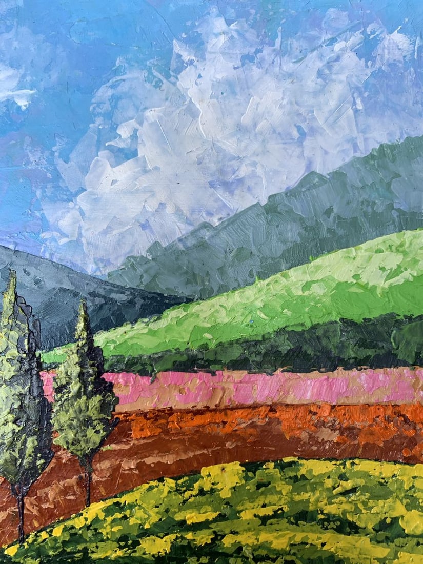 Oil painting Mountain Glade V. Zadorozhnya - 8