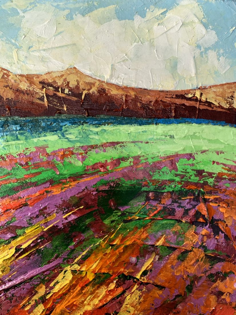Oil painting Brown Mountains V. Zadorozhnya - 10