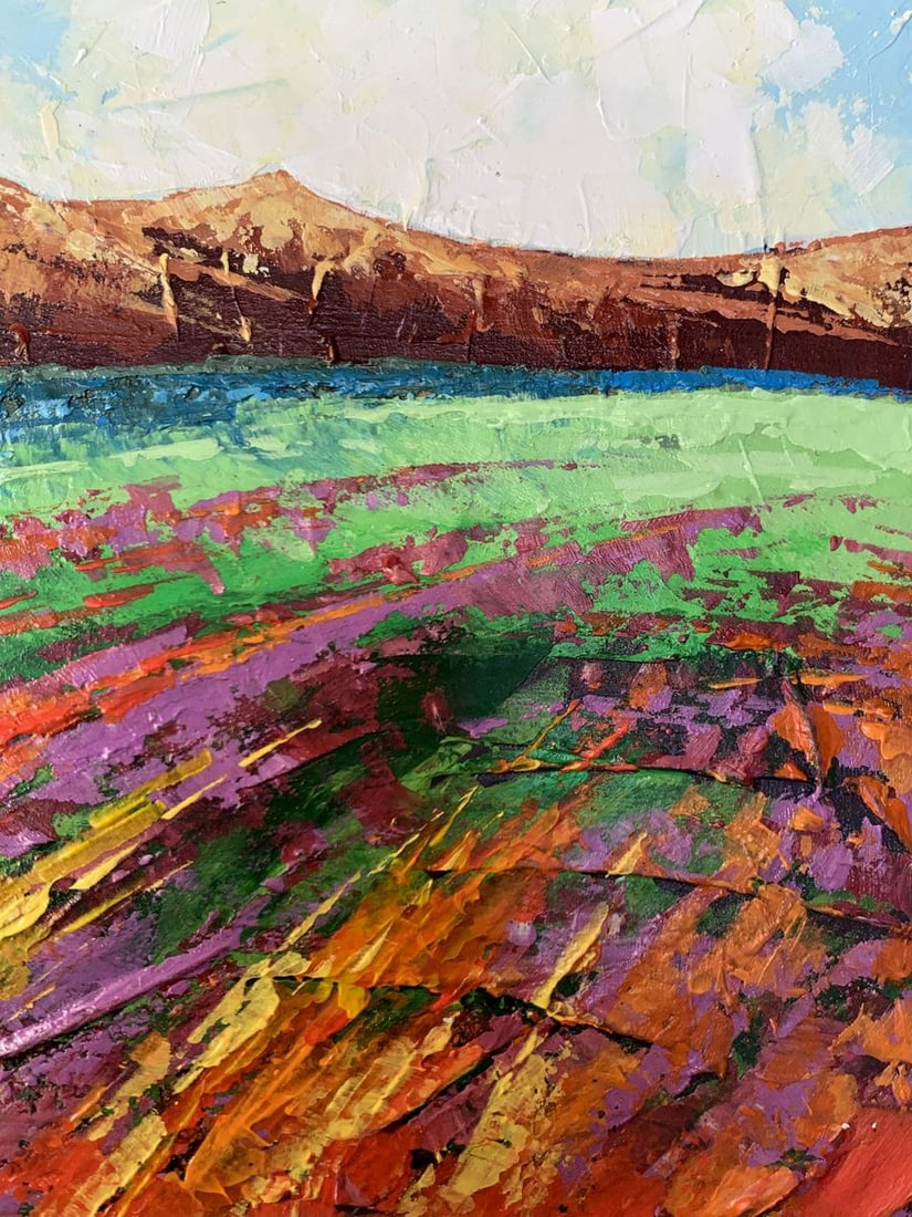 Oil painting Brown Mountains V. Zadorozhnya - 11