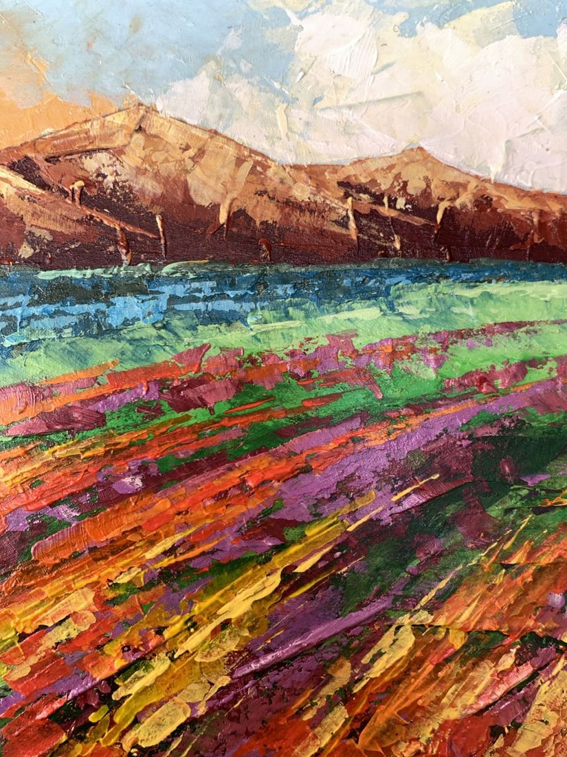 Oil painting Brown Mountains V. Zadorozhnya - 7