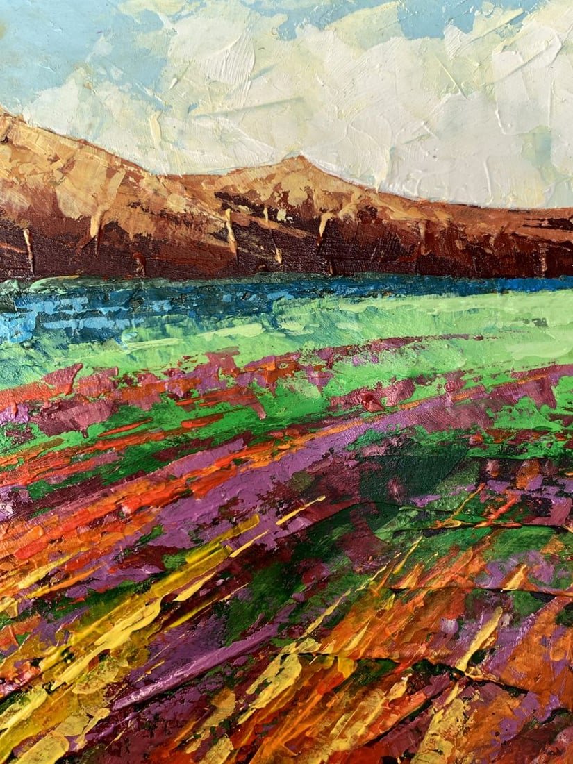 Oil painting Brown Mountains V. Zadorozhnya - 8