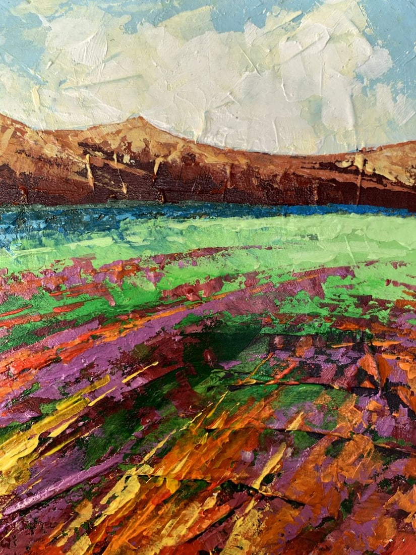 Oil painting Brown Mountains V. Zadorozhnya - 9