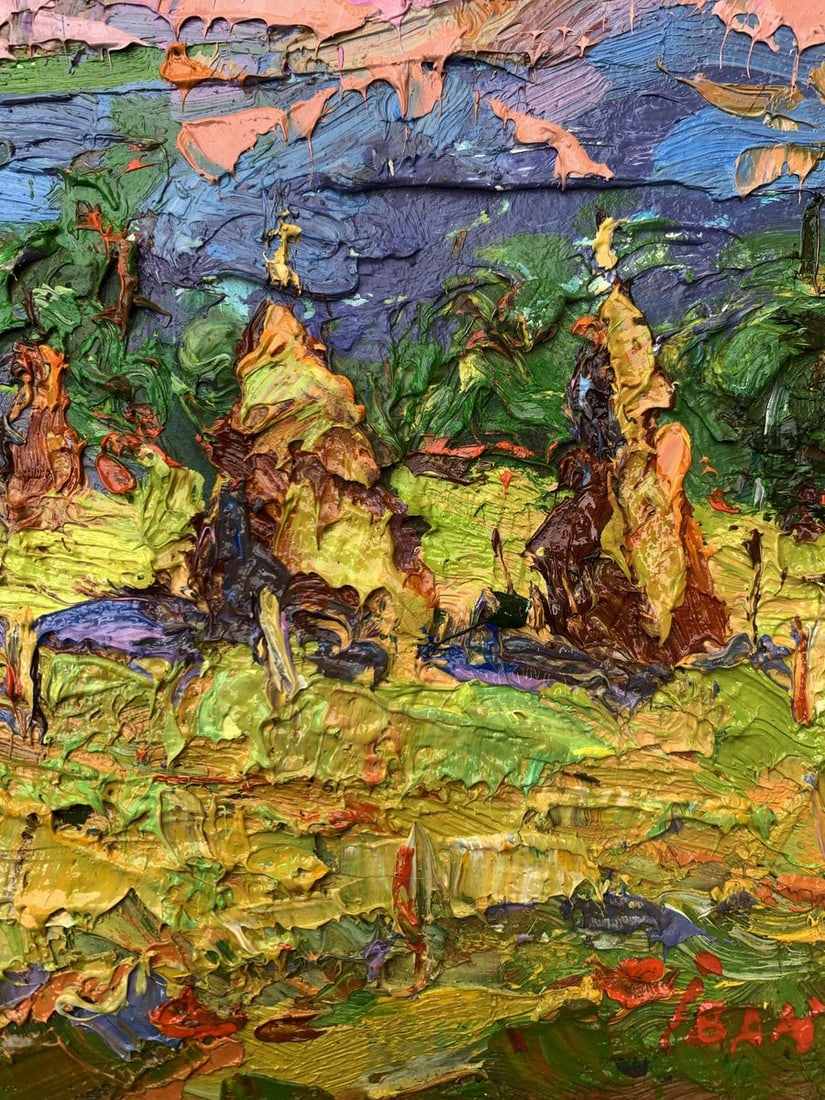 Oil painting Mountain fields Kalenyuk Alex - 10