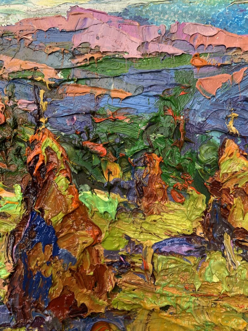 Oil painting Mountain fields Kalenyuk Alex - 4