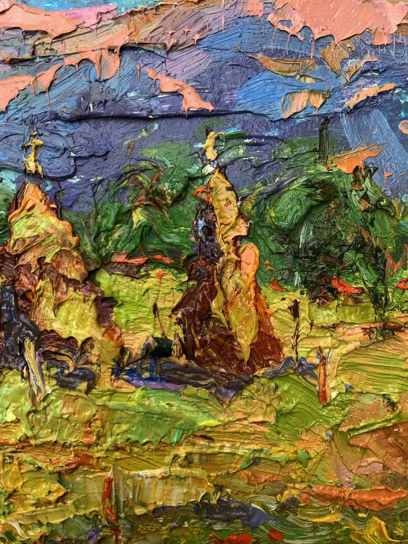 Oil painting Mountain fields Kalenyuk Alex - 9