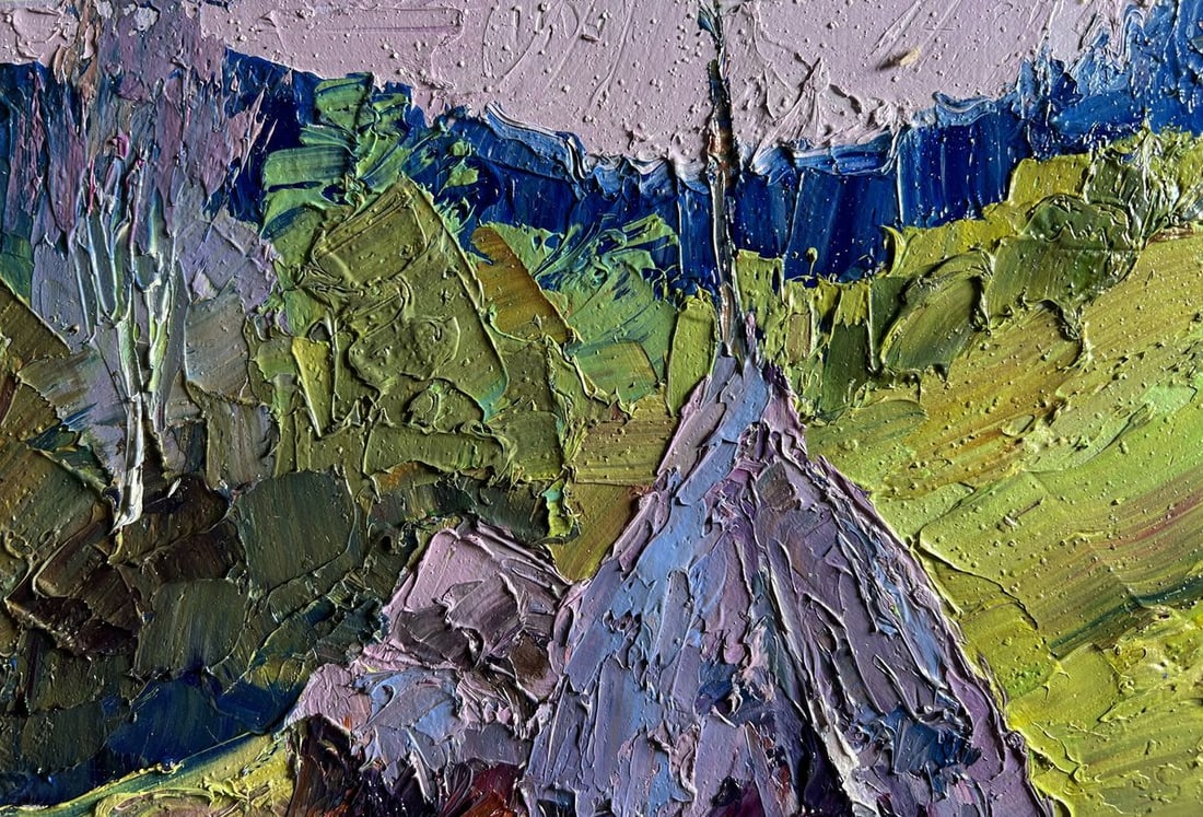 Oil painting Path to the mountains Boris Serdyuk - 5