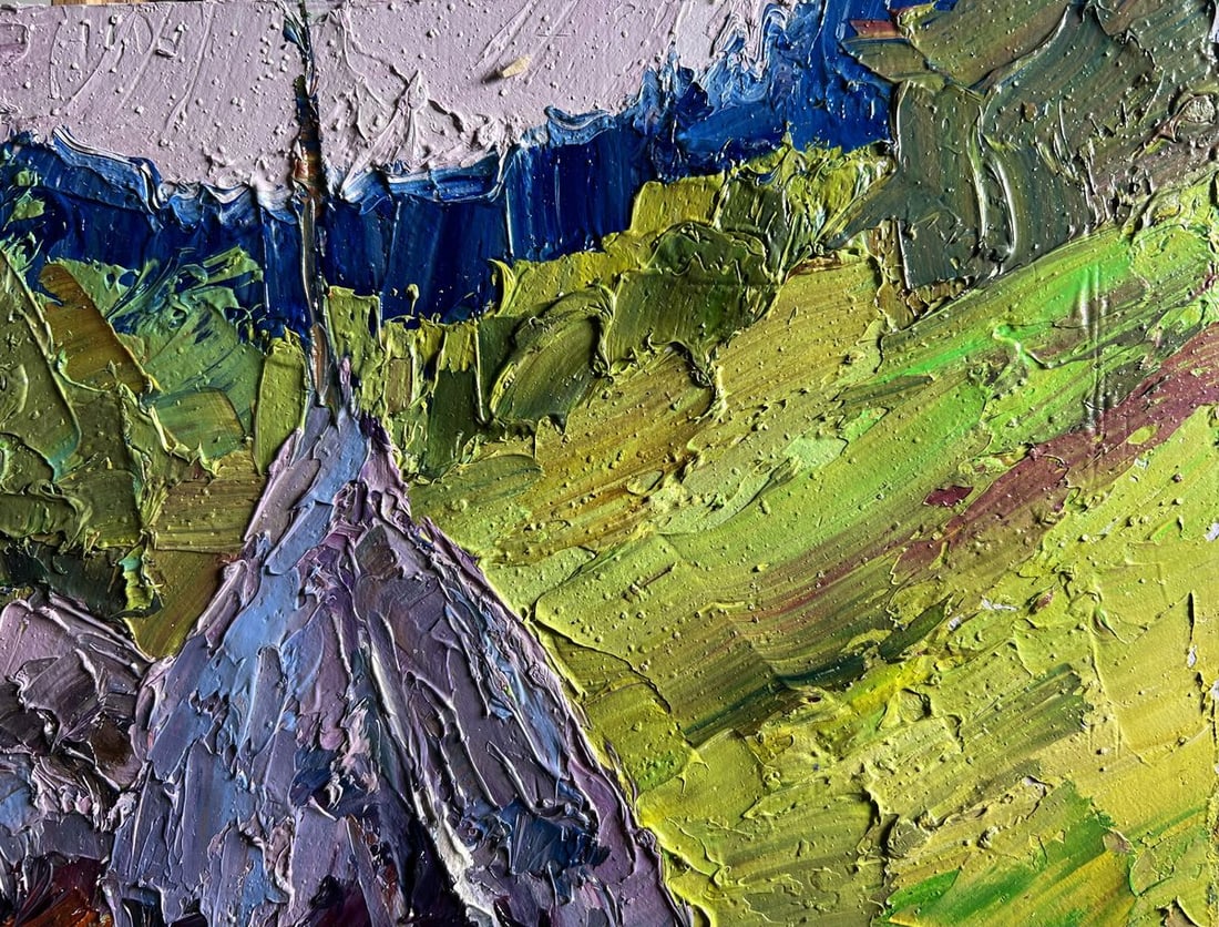 Oil painting Path to the mountains Boris Serdyuk - 6
