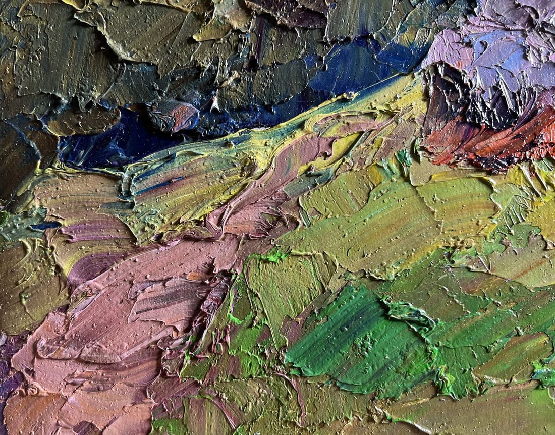Oil painting Path to the mountains Boris Serdyuk - 8