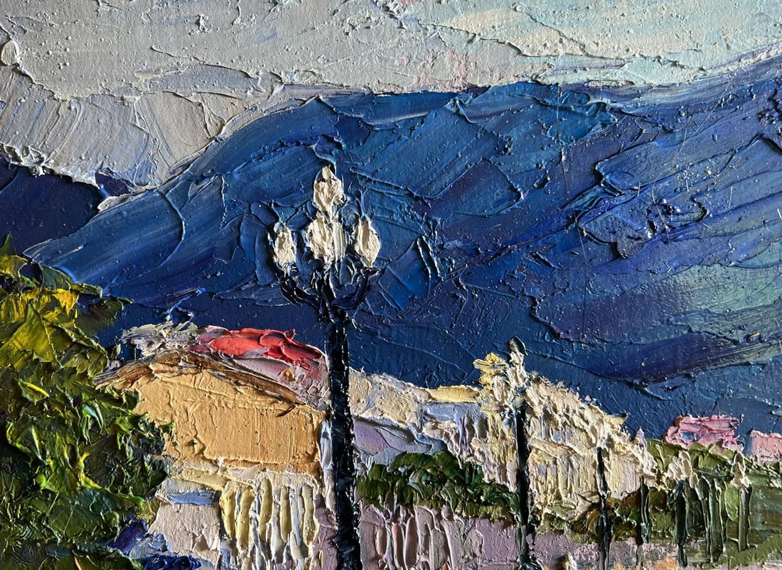Oil painting City embankment Boris Serdyuk - 4