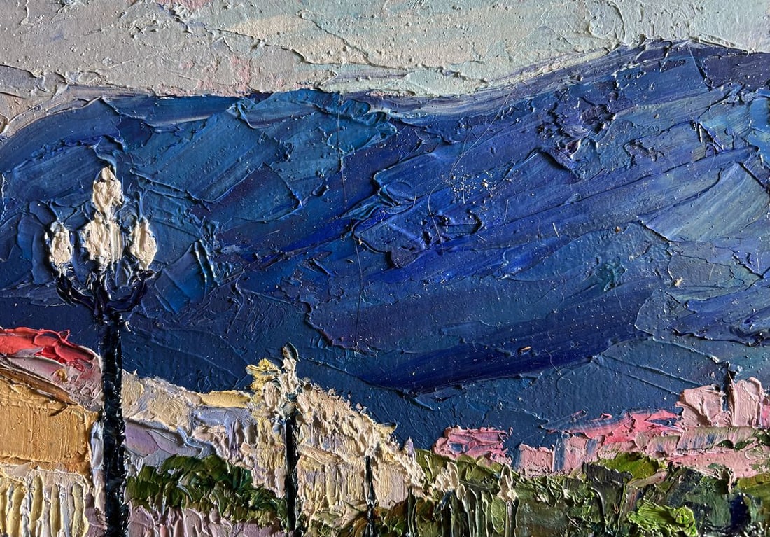 Oil painting City embankment Boris Serdyuk - 5