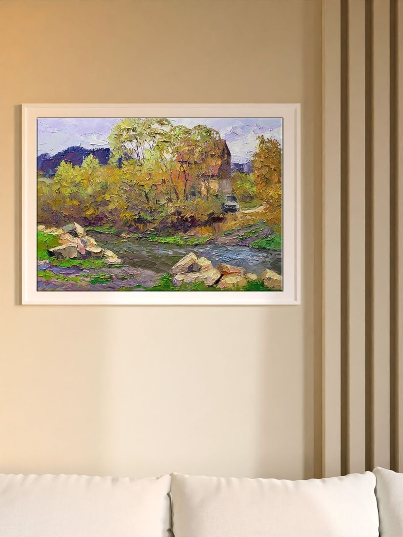 Oil painting Mountain stream Serdyuk Boris Petrovich - 2