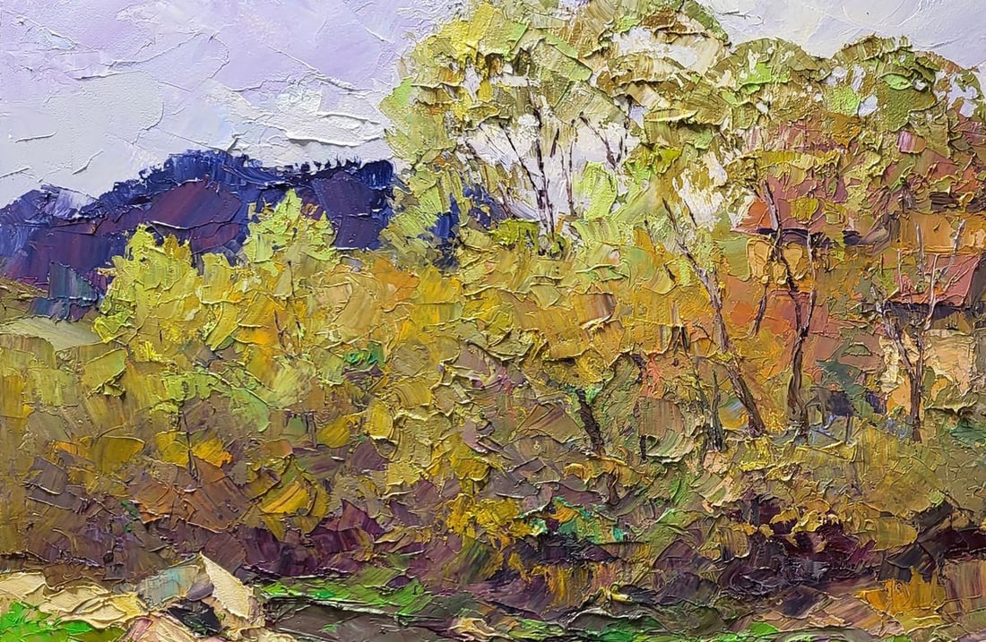 Oil painting Mountain stream Serdyuk Boris Petrovich - 4