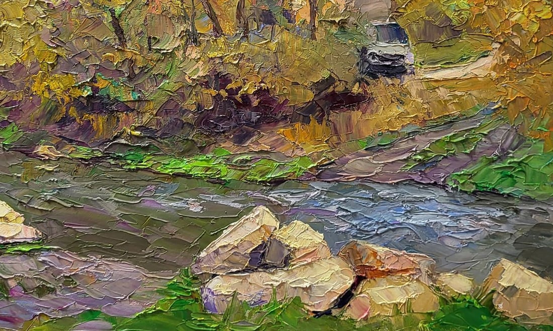 Oil painting Mountain stream Serdyuk Boris Petrovich - 7