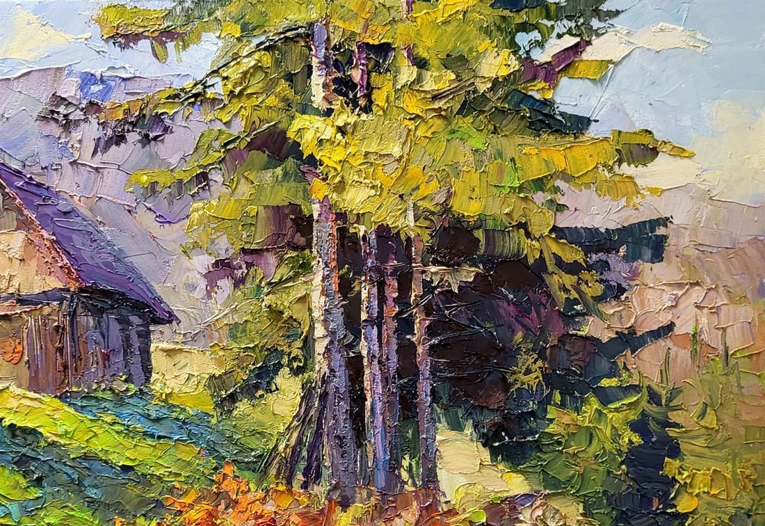 Oil painting Carpathian motif Serdyuk Boris Petrovich - 5
