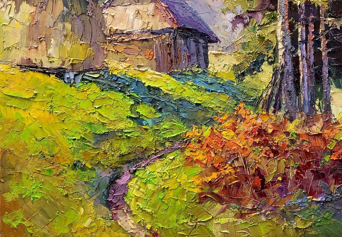 Oil painting Carpathian motif Serdyuk Boris Petrovich - 6
