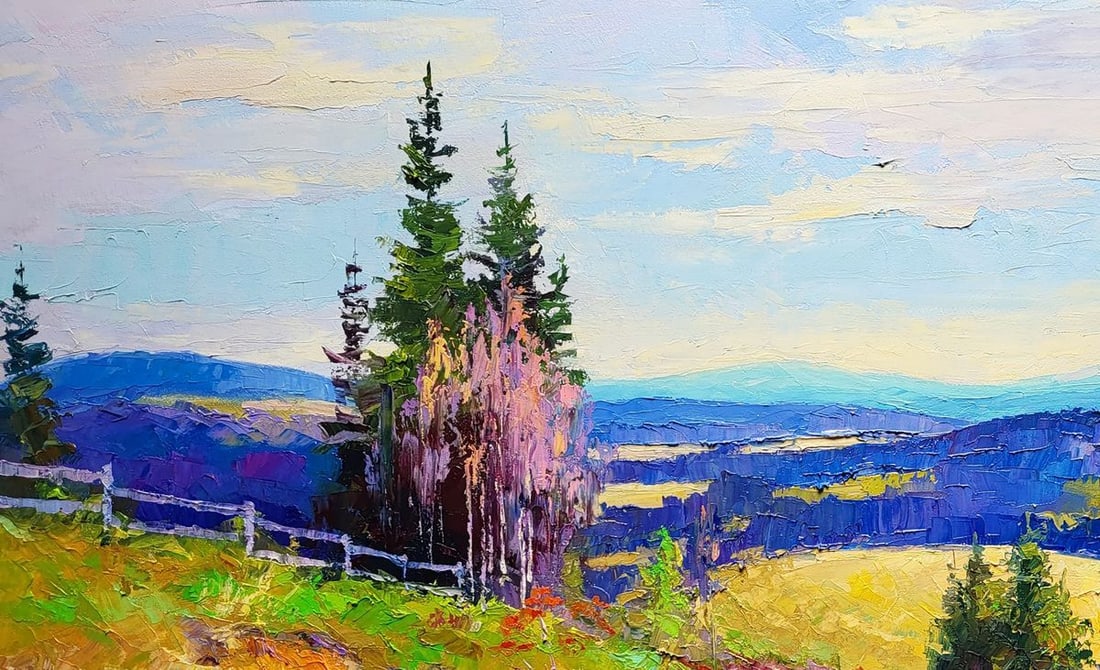 Oil painting Carpathian spaces Serdyuk Boris Petrovich - 4