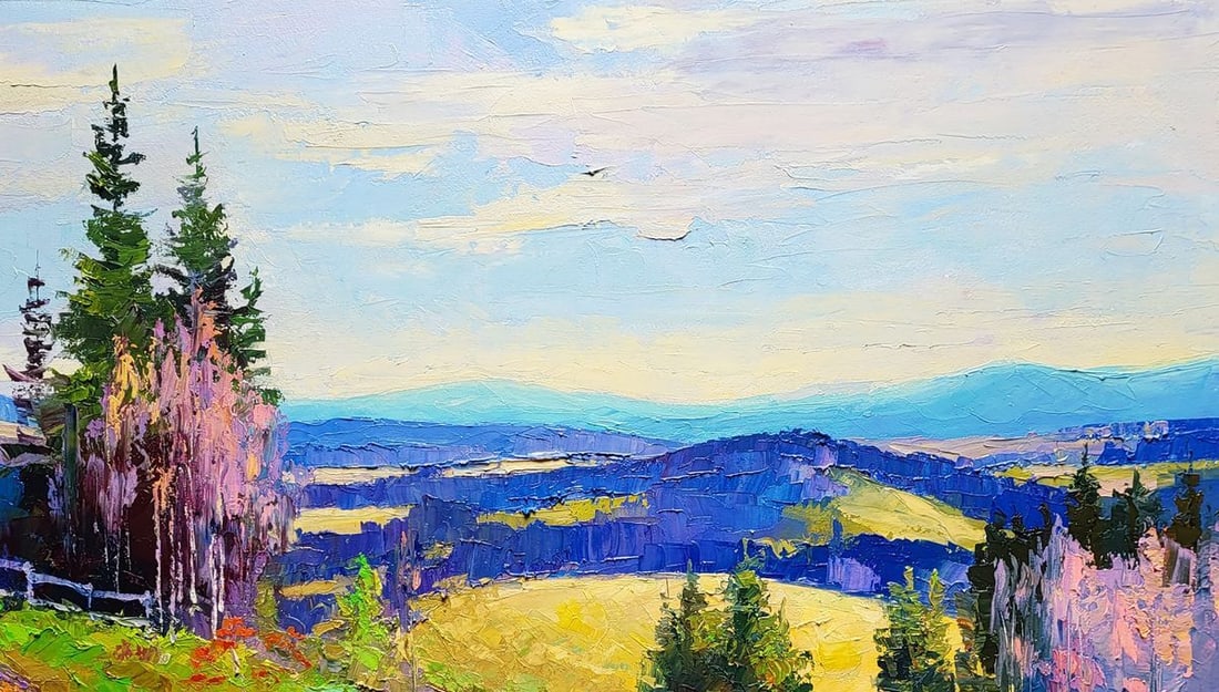 Oil painting Carpathian spaces Serdyuk Boris Petrovich - 5