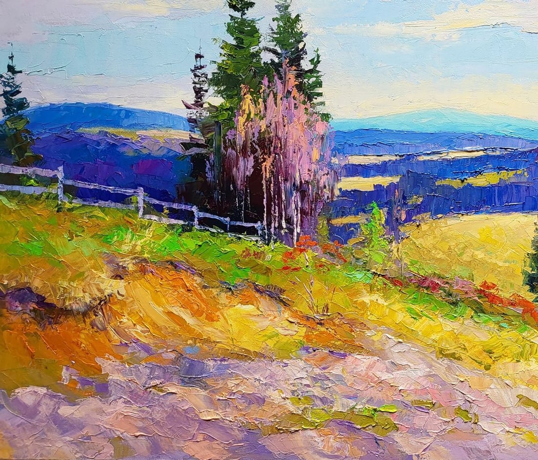 Oil painting Carpathian spaces Serdyuk Boris Petrovich - 6