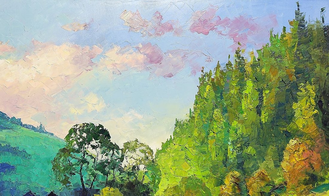 Oil painting Carpathian landscape Boris Serdyuk - 5