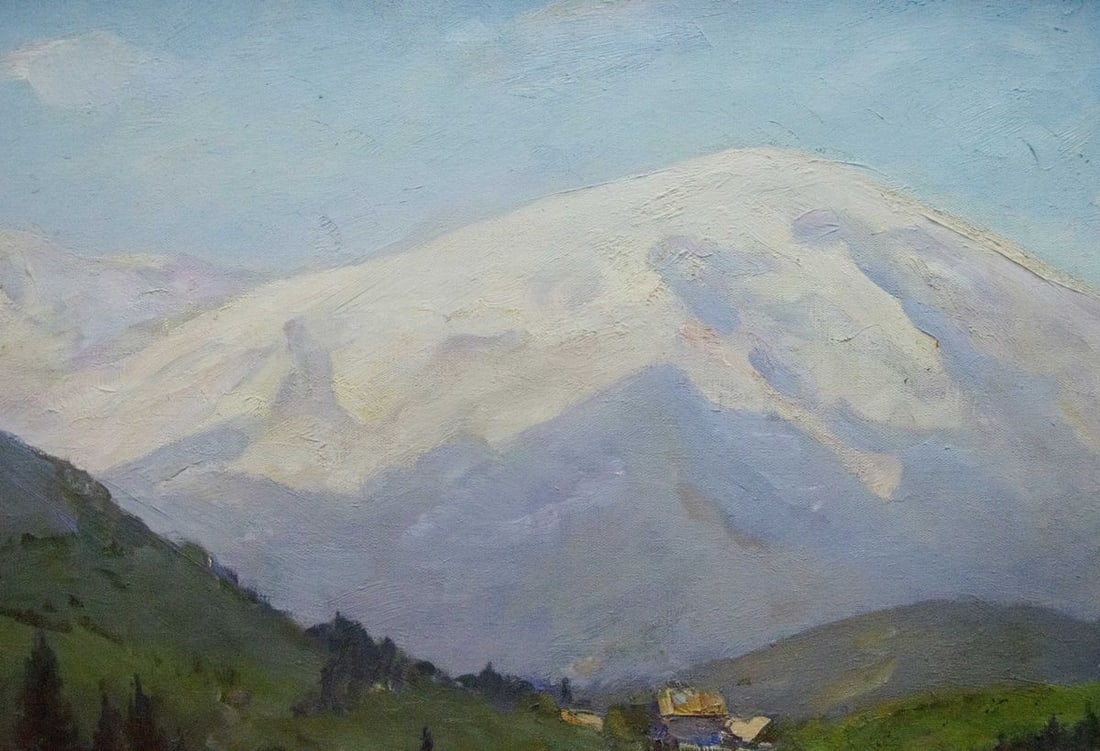 Oil painting Mountain landscape Minsky Grigory Semyonovich - 2