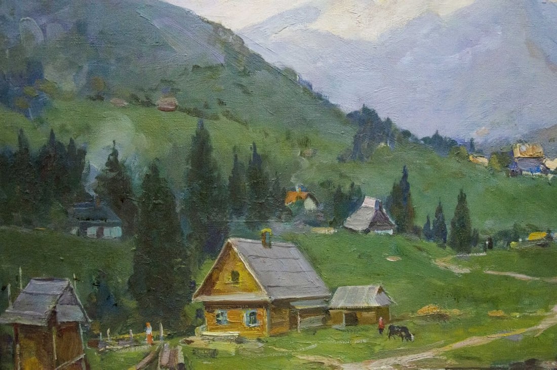 Oil painting Mountain landscape Minsky Grigory Semyonovich - 6