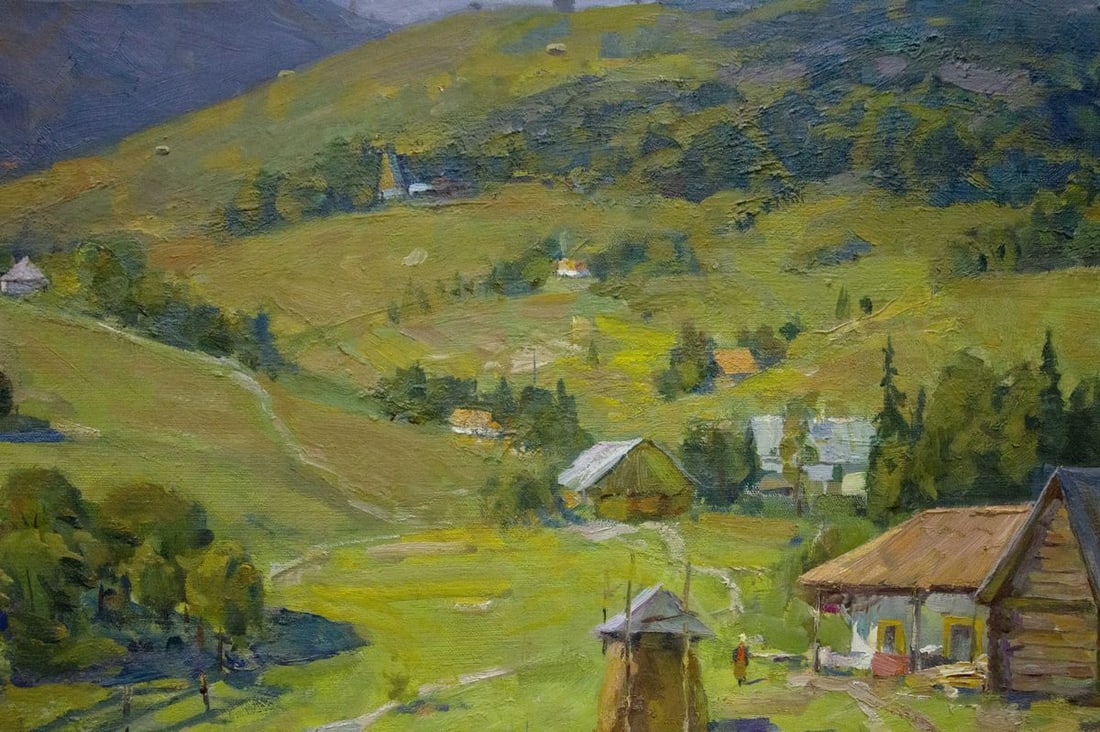 Oil painting Mountain landscape Minsky Grigory Semyonovich - 4