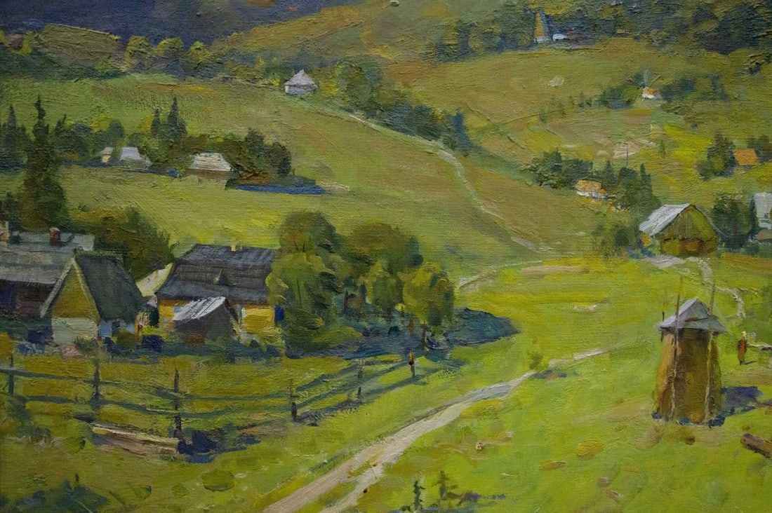 Oil painting Mountain landscape Minsky Grigory Semyonovich - 5