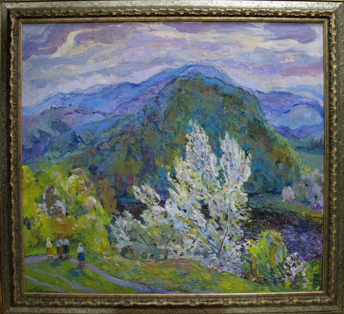 Oil painting Mountain landscape (1 of 12)