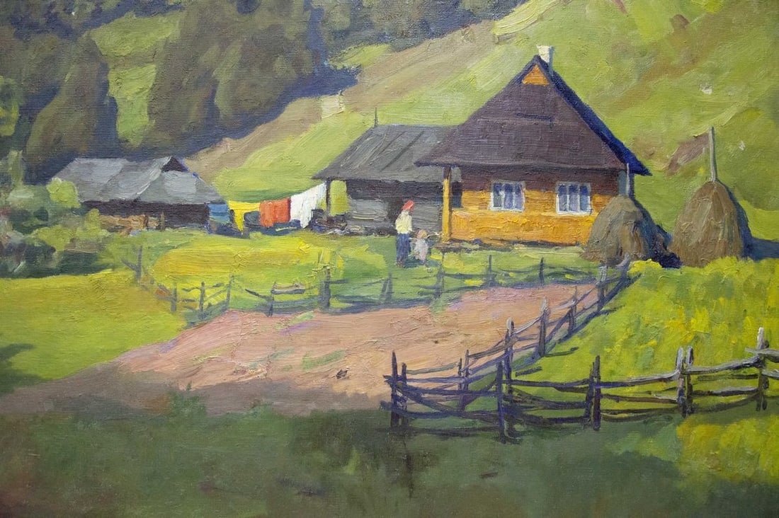 Oil painting Mountain landscape Potapenko Andrey Ilyich - 5