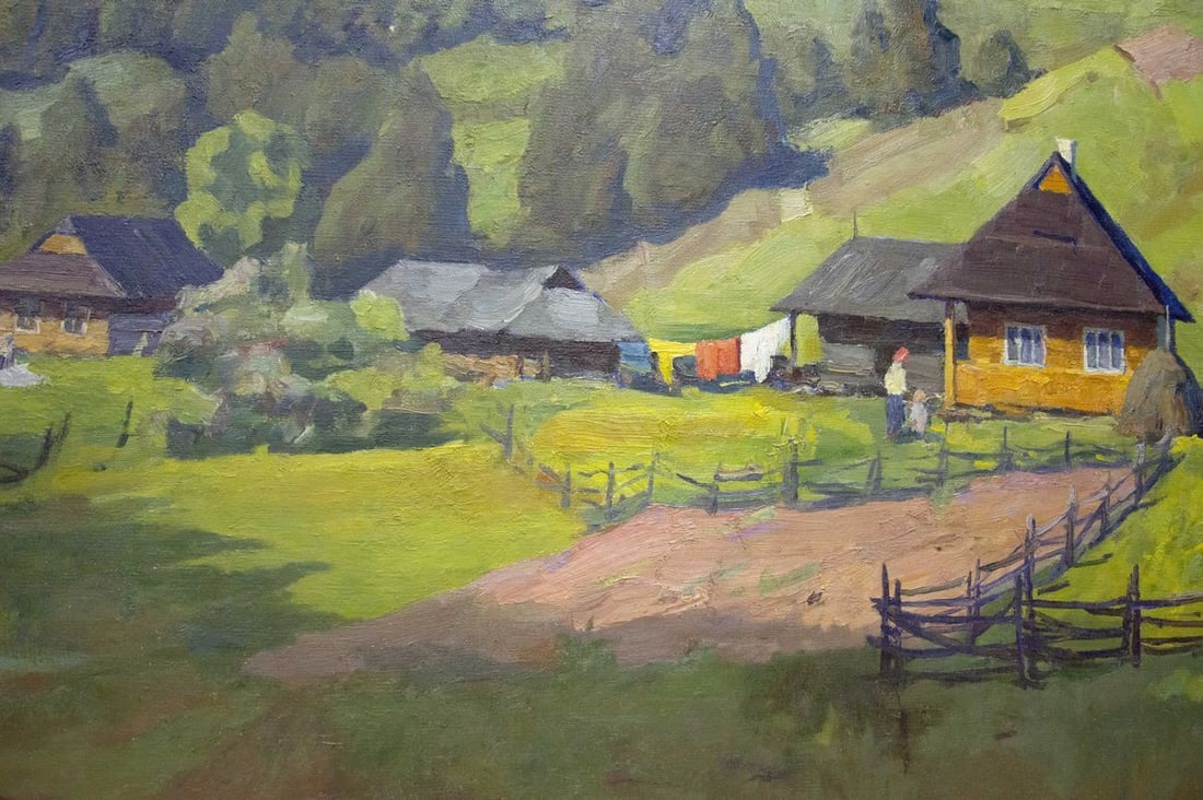 Oil painting Mountain landscape Potapenko Andrey Ilyich - 8