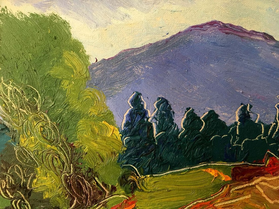 Oil painting Mountain landscape Lednev Dmytro Yakovych - 3