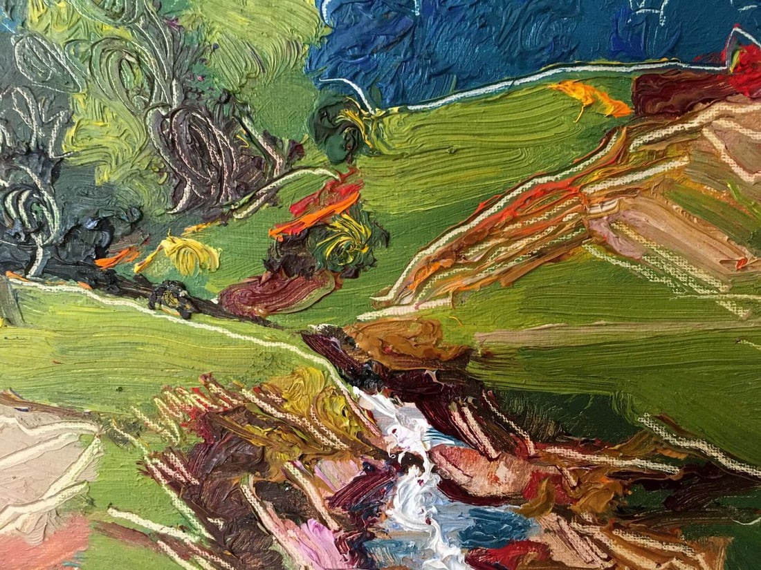 Oil painting Mountain landscape Lednev Dmytro Yakovych - 6