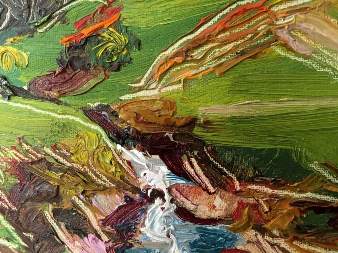Oil painting Mountain landscape Lednev Dmytro Yakovych - 7