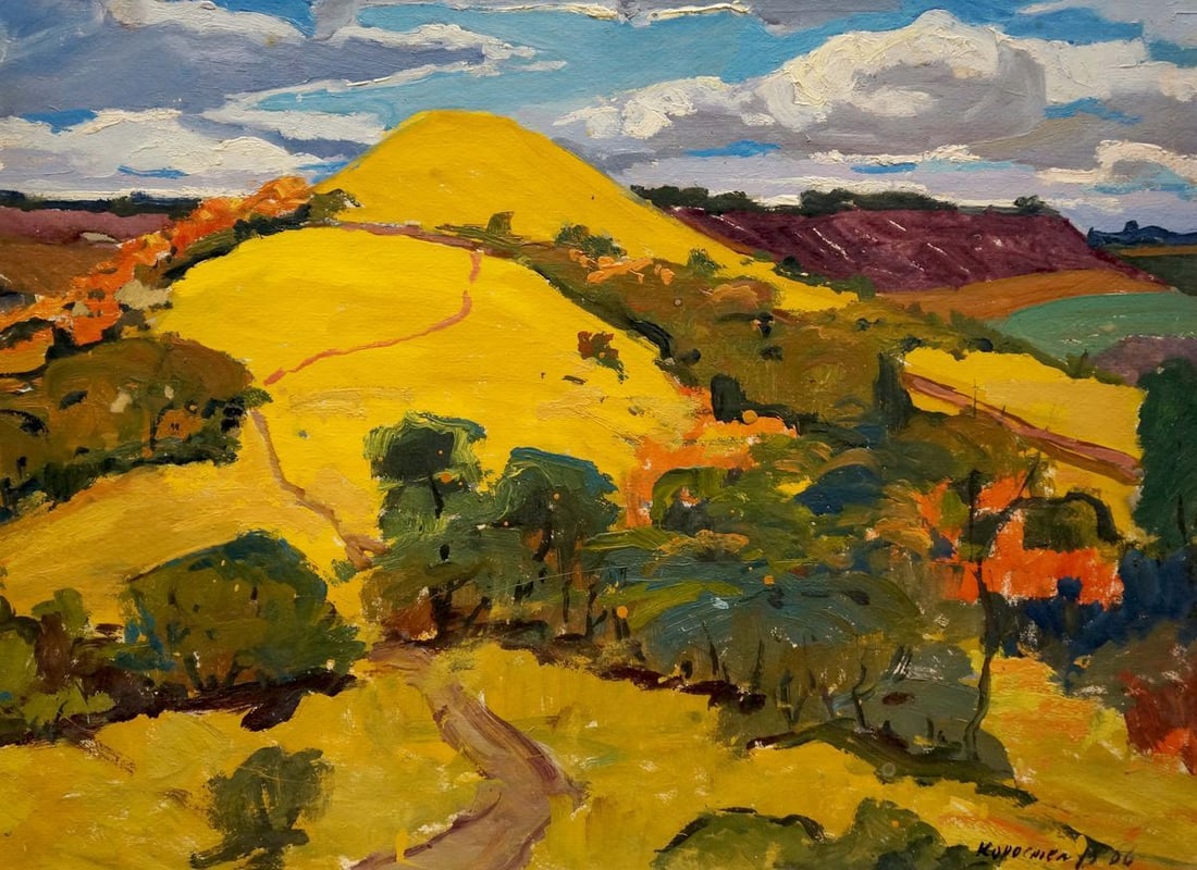 Oil painting Mountain landscape Korostelev Vladimir Alexandrovich (1 of 8)