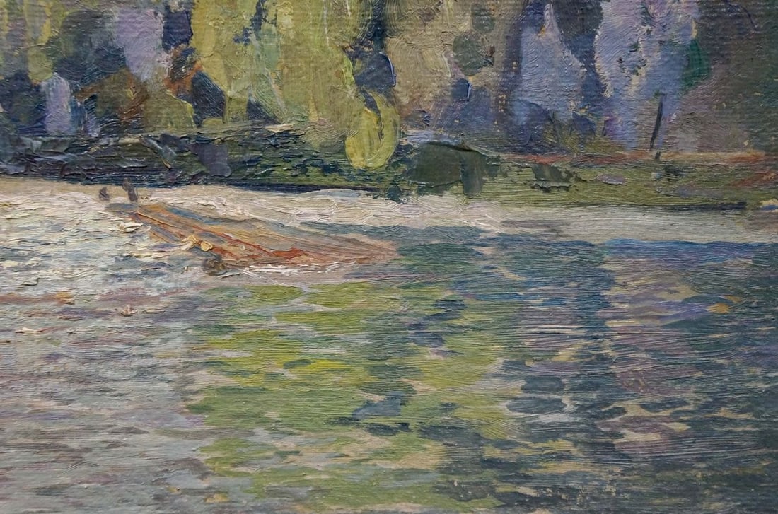 Oil painting River landscape Kropko Alexander Petrovich - 5