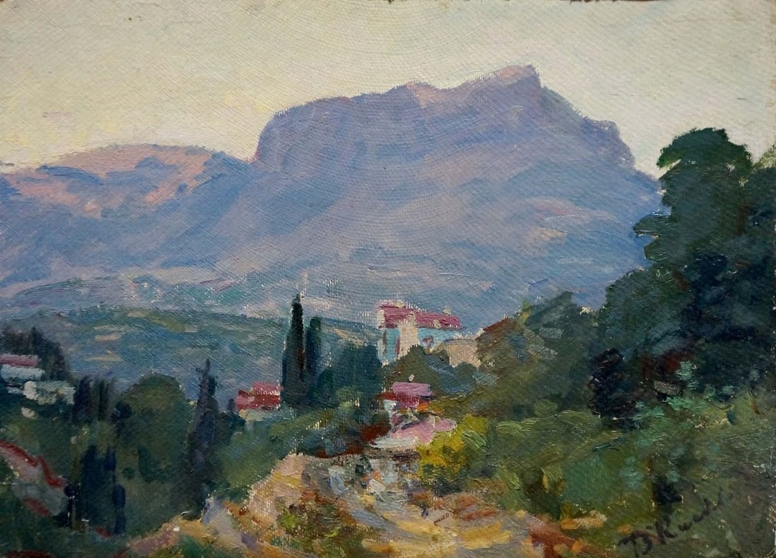 Oil painting Etude V. Kisil: Title: Oil painting Etude V. Kisil Description: NoVerns 413 *** ABOUT THIS PAINTING *** * TITLE: "Etude" * ARTISTS: V. Kisil * SIZE: 39x52 cm/'15.35x20.47 inches' * MEDIUM: oil, cardboard * HAND